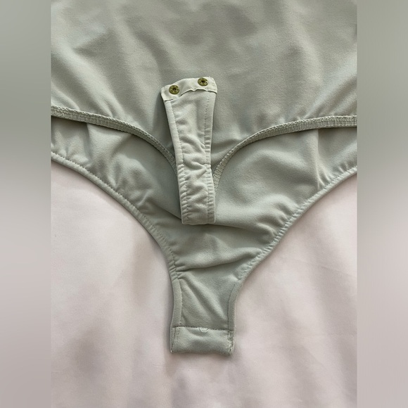 Free People Fair and Square Neck Duo Bodysuit Color Dewkist / Sea-foam Teal - Picture 11 of 11